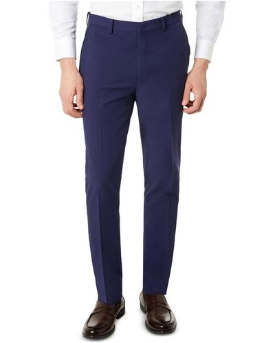 Michael Kors Montegue Modern Fit Separate Suit Pants - Blue