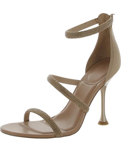 Marc Fisher Carita Dressy Open Toe Ankle Strap - Natural