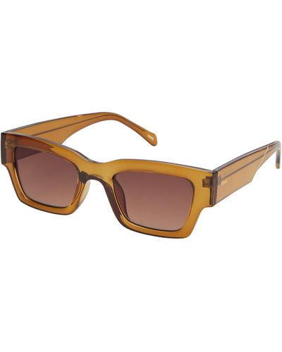 Fossil Square Sunglasses - Brown