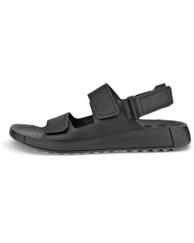 Ecco Men's Cozmo Flat Sandal - Black