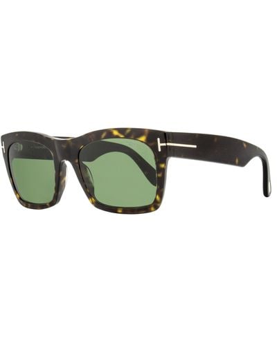 Tom Ford Nico-02 Square Sunglasses Tf1062 52n Havana 56mm - Green