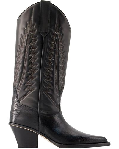 Paris Texas Rosario 60 Boots - - Leather - Black