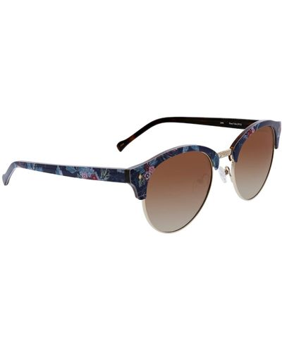 Vera Bradley Jade Polarized Wayfarer Sunglasses - Brown