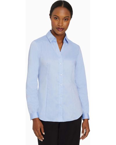 Jones New York Easy-care Button-up Shirt - White