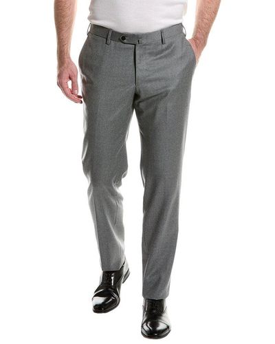 Isaia Wool Trouser - Gray