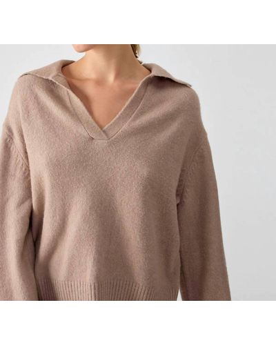 Sanctuary Johnny Collared Sweater - Brown