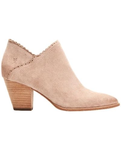 Frye Reed Scallop Shootie Ankle Boot - Pink