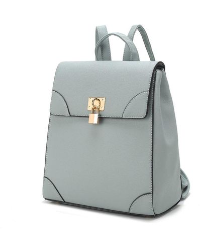 MKF Collection by Mia K Sansa Vegan Leather 's Backpack - Gray