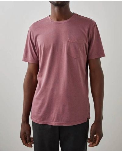 Rails Johnny T-shirt In Cranberry - Red