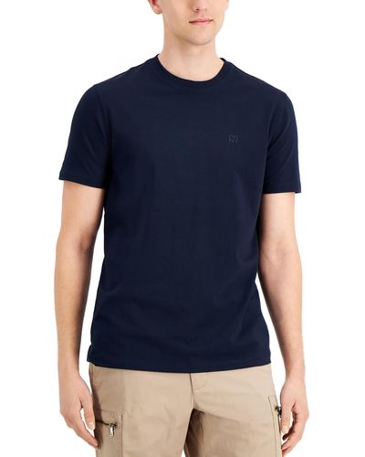 DKNY Short Sleeve Crewneck T-shirt - Blue