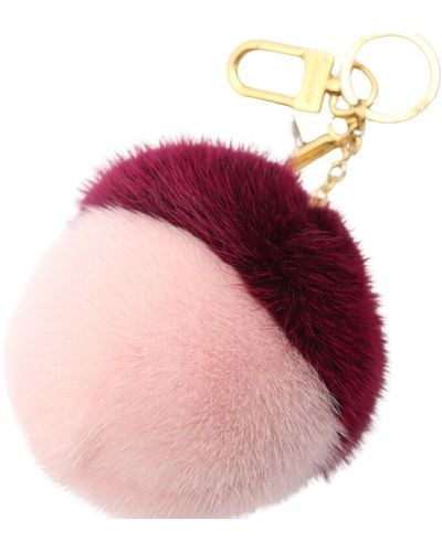 Louis Vuitton Keyring Fur Wallet (pre-owned) - Pink