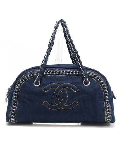 Chanel Deauville - Jeans Tote Bag (pre-owned) in Blue
