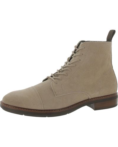 Vince Camuto Ferko Suede Combat & Lace-up Boots - Brown