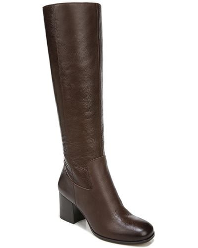 Franco Sarto Anberlin Leather Knee-high Riding Boots - Brown