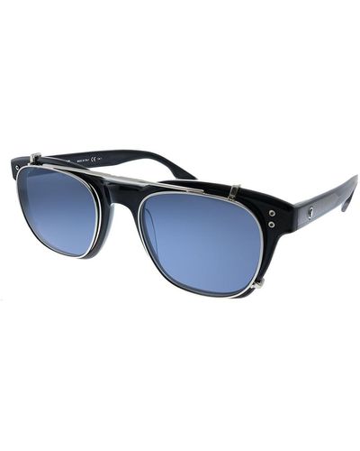 Montblanc Montblanc Mb 0122s 003 Rectangle Sunglasses - Black