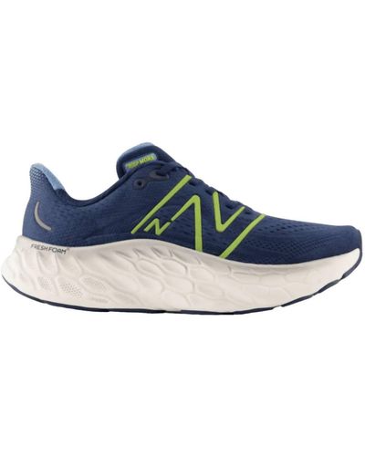 New Balance Fresh Foam More V4 Running Shoes - 2e/wide Width - Blue