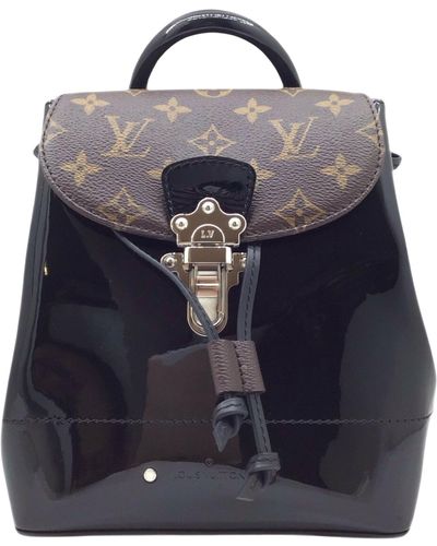 Louis Vuitton Hot Springs Patent Leather Backpack Bag (pre-owned) - Blue