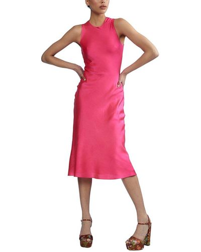 Cynthia Rowley Claudia Silk Dress - Pink
