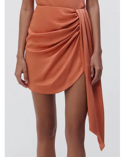 Jonathan Simkhai Mae Skirt - Orange