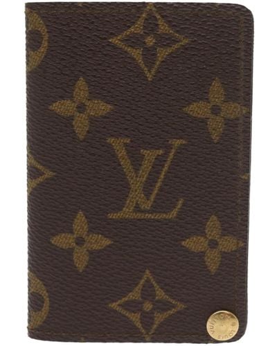 Louis Vuitton Porte Carte Crédit Pression Canvas Wallet (pre-owned) - Brown