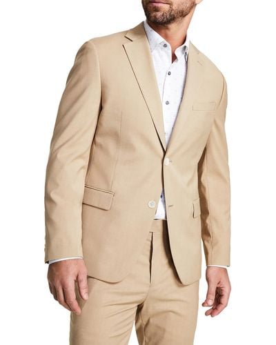 Alfani Slim Fit Business Suit Jacket - Natural