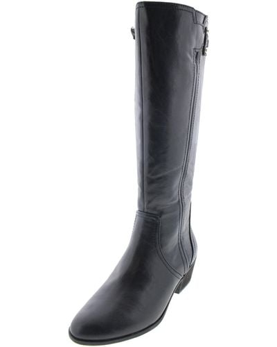 Dr. Scholls Brilliance Stretch Knee High Riding Boots - Gray