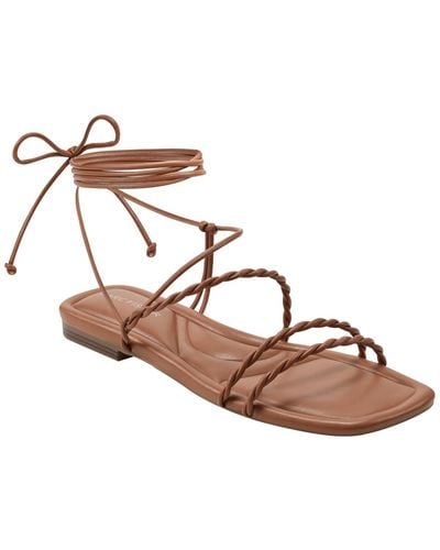 Marc Fisher Mflakita Faux Leather Dressy Strappy Sandals - Pink