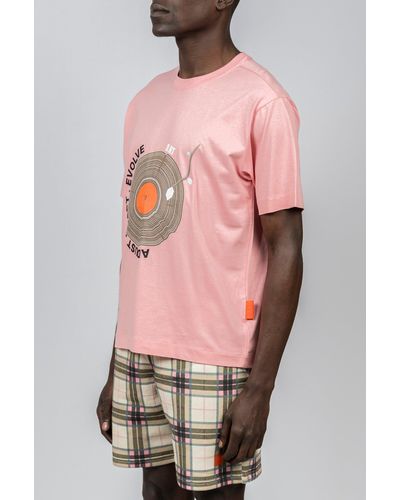 D.RT Nature's Turntable Tee - Pink