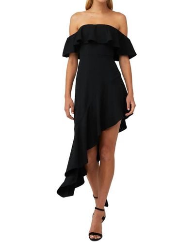 Amanda Uprichard Camellia Dress - Black