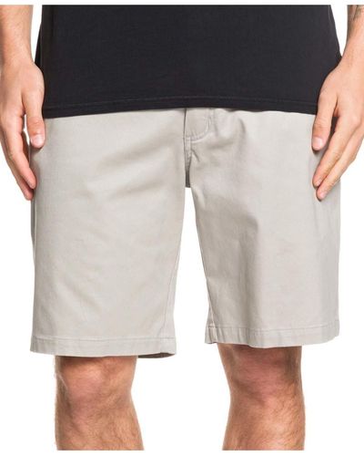 Quiksilver Chino Above Knee Casual Shorts - Gray