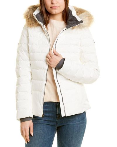 Fera Julia Special Faux Fur Jacket - White
