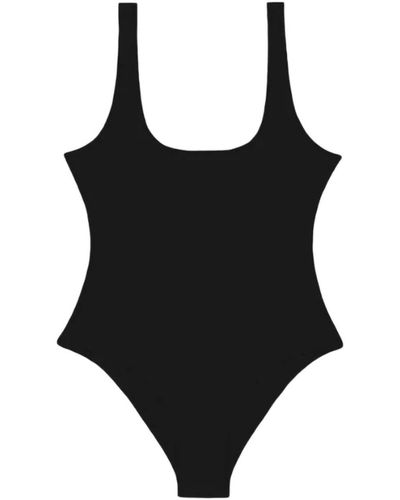 Mikoh Swimwear Tofino One Piece Scoop Neck One Piece Bikini In Noir - Black