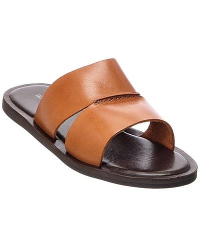 Donald J Pliner Leather Sandal - Brown