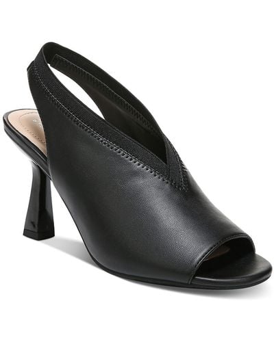 Alfani Ceal Faux Leather Dressy Slingback Sandals - Black