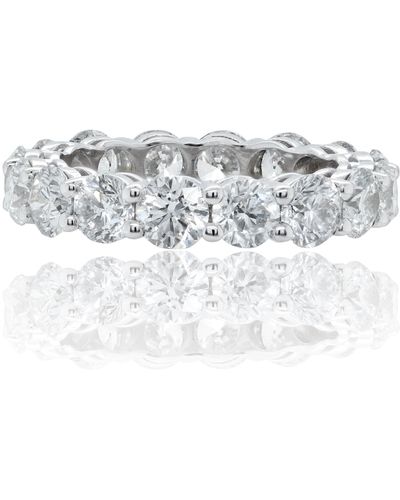 Diana M. Jewels 18k White Gold 3.75cts Diamond Ring - Black