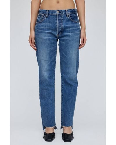 Moussy Harris Straight Jeans - Blue