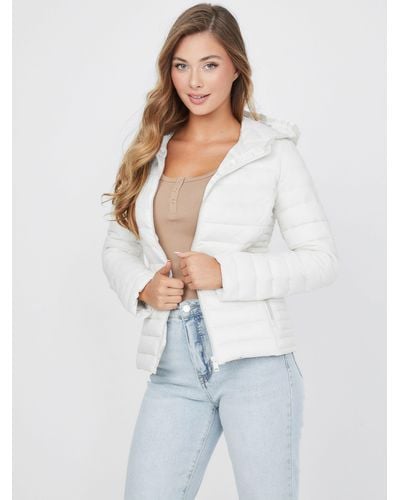 Guess Factory Rachelle Padded Jacket - White