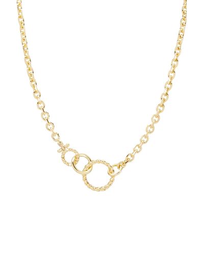 Gorjana Crew Link Necklace In Gold - Metallic