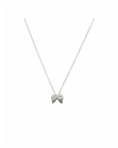 Dogeared Guardian Angel Necklace - White