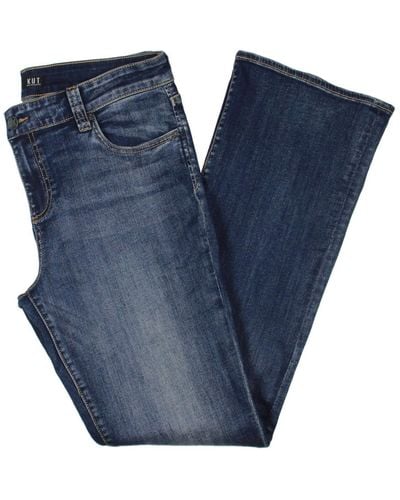 Kut From The Kloth Natalie Mid Rise Stretch Bootcut Jeans - Blue