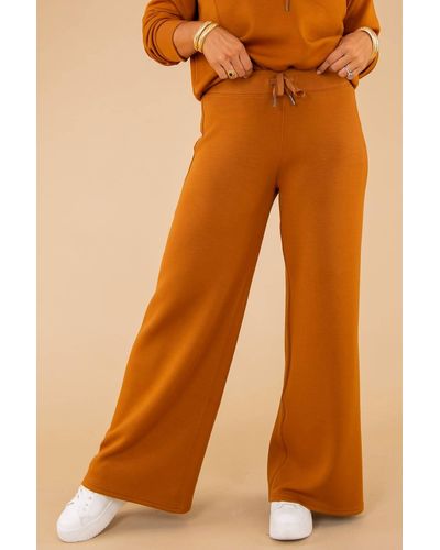 Spanx Airessentials Wide Leg Pants - Orange