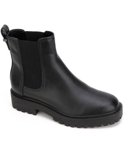 Kenneth cole reaction women s salt chelsea 2024 pull on flat bootie ankle boot