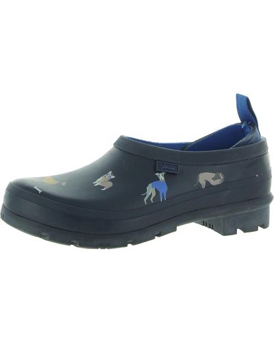 Joules Pop On Waterproof Slip On Rain Boots - Blue