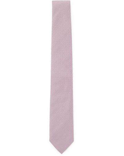 BOSS Pure-silk Tie - Purple