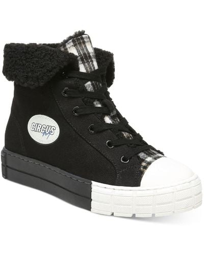 Circus by Sam Edelman Sophi Canvas Lifestyle Casual And Fashion Sneakers - Black