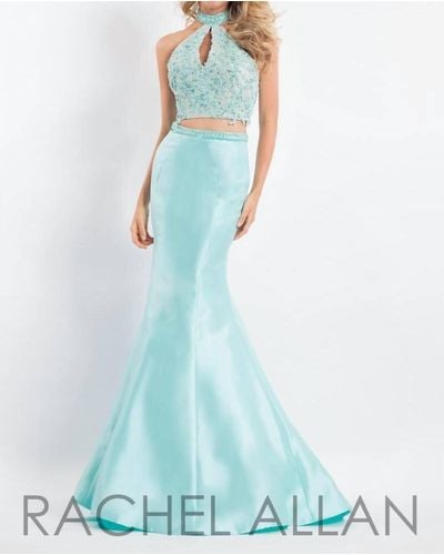 Rachel Allan Long Prom Dress - Blue