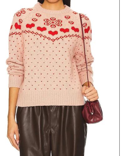 The Great Sweetheart Pullover - Pink