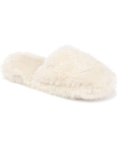 Journee Collection Cozey Slipper - Natural