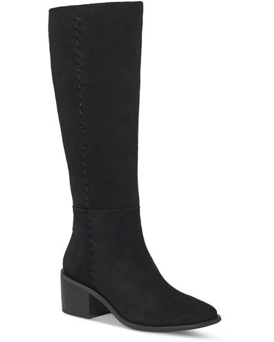 Splendid Addison Leather Tall Knee-high Boots - Black