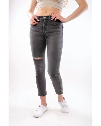 Levi's 501 Skinny Jeans - Gray